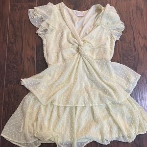 Alter’d state neon lemon dress